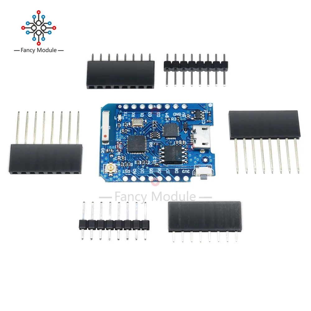 For WEMOS D1 Mini Pro 16M Bytes External Antenna Connector NodeMCU ESP8266 ESP-8266EX CP2104 WIFI Development Board Micro USB |