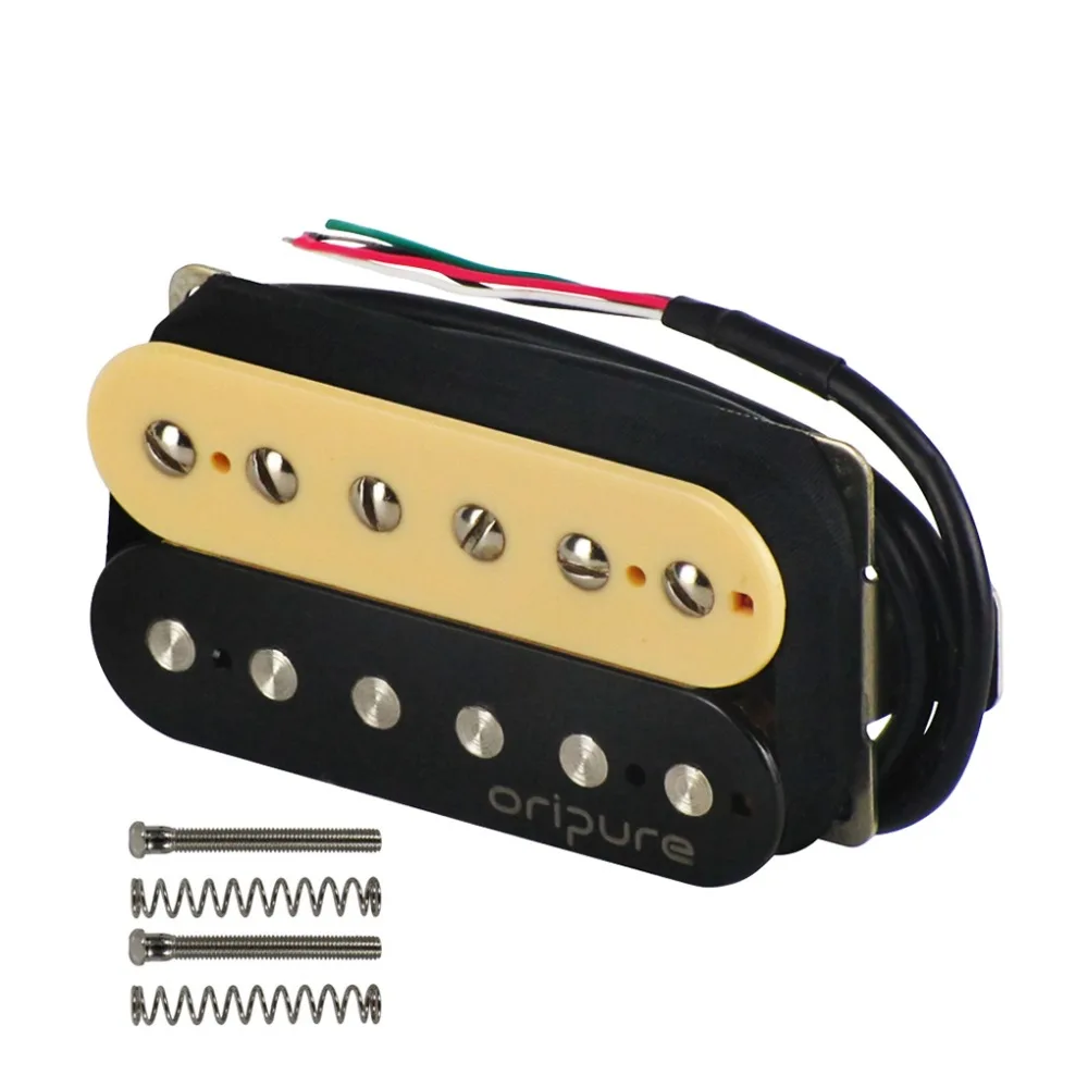 OriPure Винтаж Alnico 5 Humbucker двойная катушка пикап электрогитара Шея Зебра цвет теплый