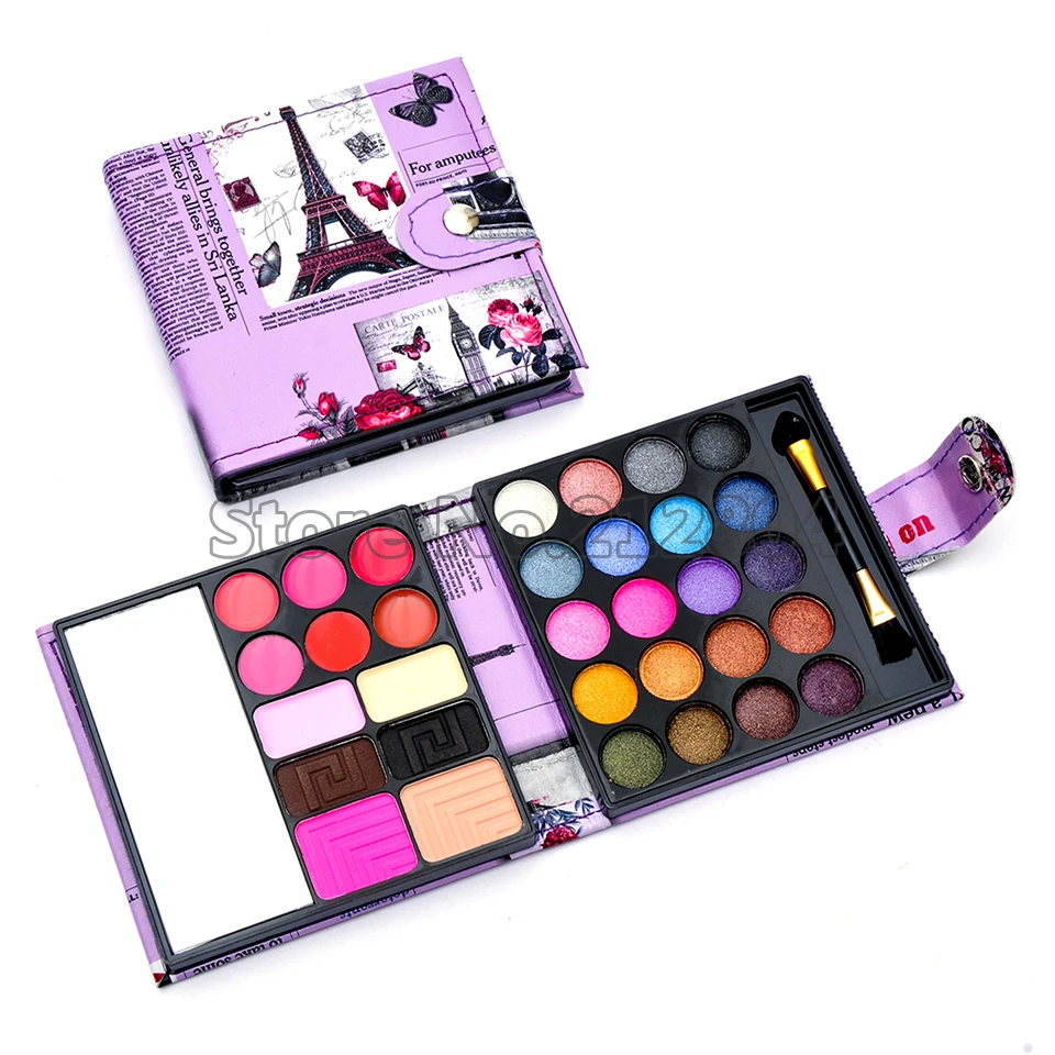Лучшие продажи! Pro маленький макияж тени для век Палитра Мода Тени Макияж