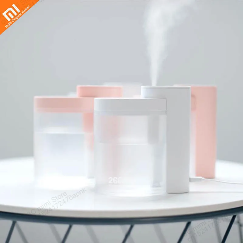 Оригинальный xiaomi mijia перезаряжаемый увлажнитель для дома портативный Настольный