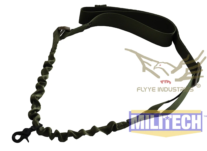 Oliver Drab MILITECH Военная Спецификация Тактическая Винтовка одмночный слинг FLYYE FY-SL-S001 одноточечный ремень безопасности для винтовки пулемет - Цвет: Oliver Drab