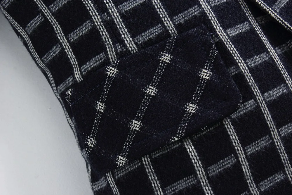 new arrival knitted cotton 100% plaid blazer for toddler girl BG151201E | Детская одежда и обувь