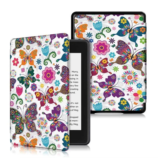 2 Тонкий чехол из искусственной кожи с принтом для Amazon Kindle Paperwhite 4, чехол 10го поколения для Kindle Paperwhite чехол - Цвет: 2