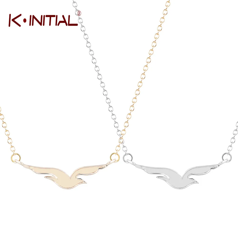 

Kinitial boho Animal Seagull Bird Pendant Necklace Charm Collar Jewelry for Women Teen Girls Best Birthday Gifts
