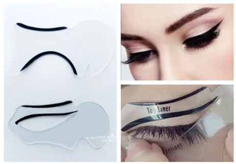2 шт./компл. глаз-вкладыш-шаблон кошачий глаз тени для век трафарет под