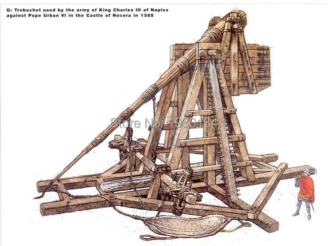 Любовь Модель средневековая модель колесницы наборы Эра империй Trebuchet деревянная модель