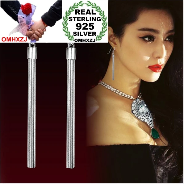 OMH оптовая продажа модные ювелирные изделия висячие серьги с кисточками и ушками