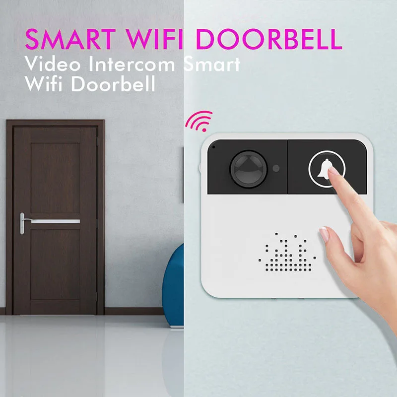 

Wireless Doorbell WiFi Video Security Camera Door Chime Bell Phone Remote Control UY8