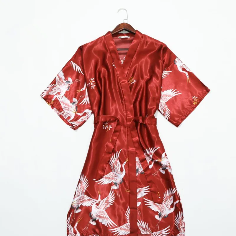 Горячая Распродажа искусственный шелк свадебное платье невесты халат для