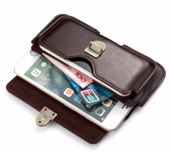 Двойной кожаный чехол для Galaxy A80 A70 A60 A20 A10 A40 Oppo Reno 10x zoom 5G A9 Realme 1 3 2 Pro U1 C2 C1|Сумки
