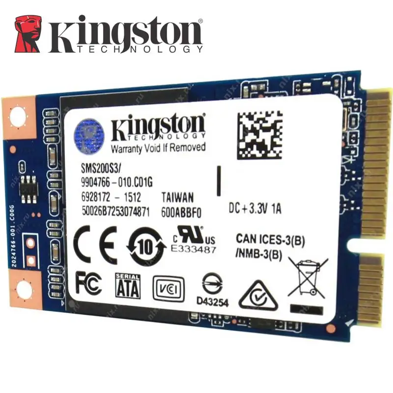 Kingston SSDNow MS200 накопитель MSATA твердотельный 120 ГБ 240 Internal Solid State Drive жесткий диск для