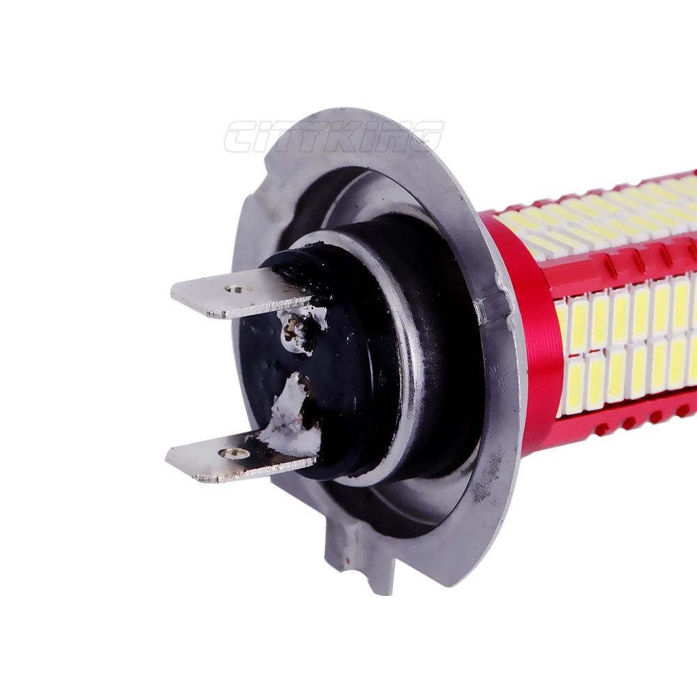 1 x H7 светодиодный высокое Мощность светильник для h4 h7 4014 106SMD туман