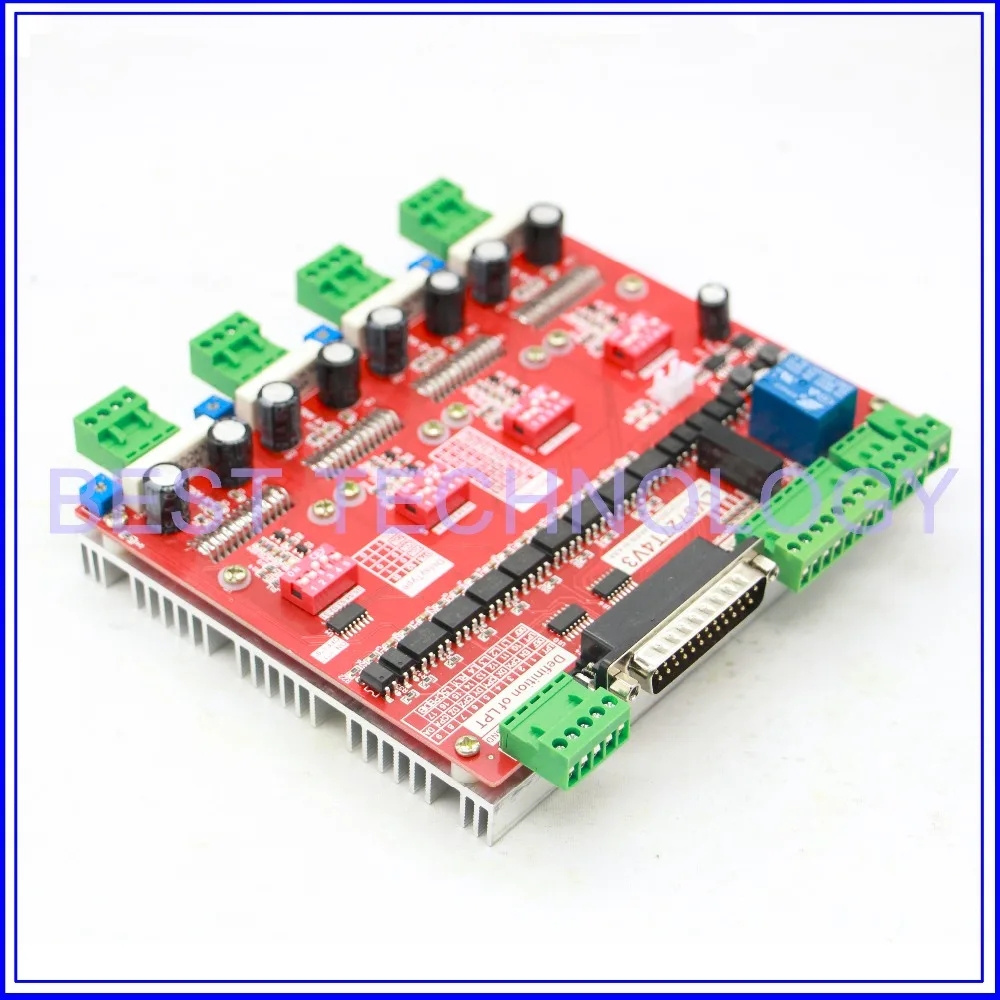 MACH3 4 Axis CNC Controller high frequency 200KHz 4.2A CNC Driver Board peak voltage 4.8A ! New product , high quality!