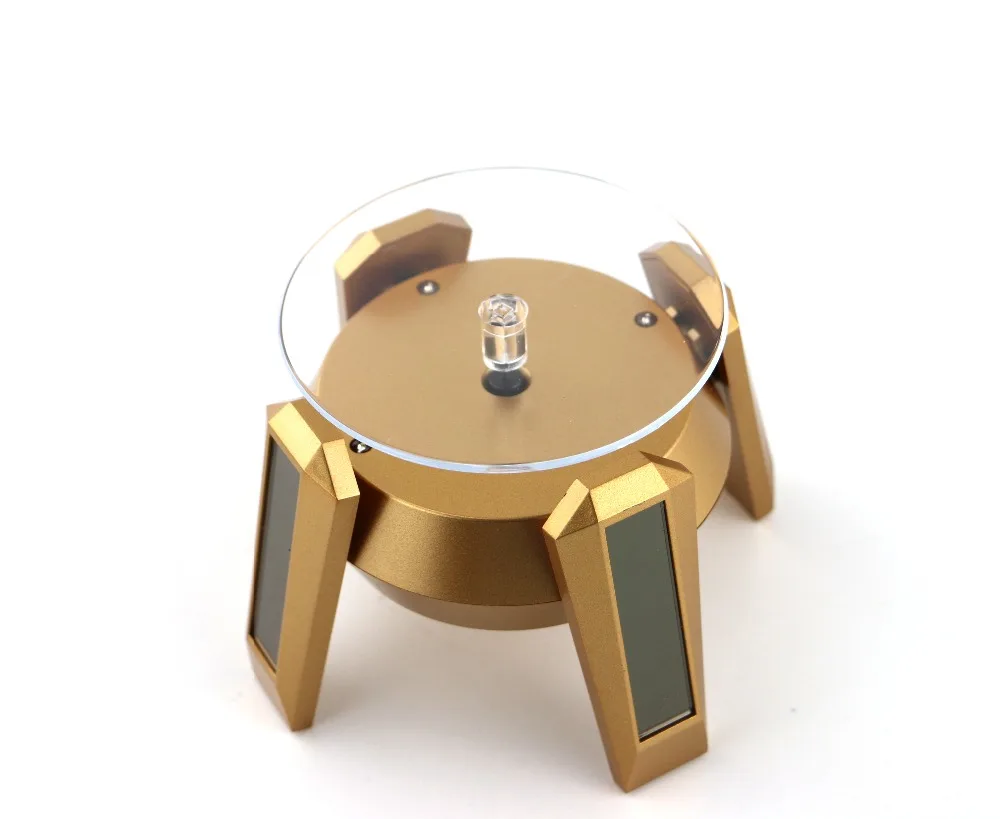 Поворотный стол на солнечной батарее поворотный дисплей светодиодная подставка