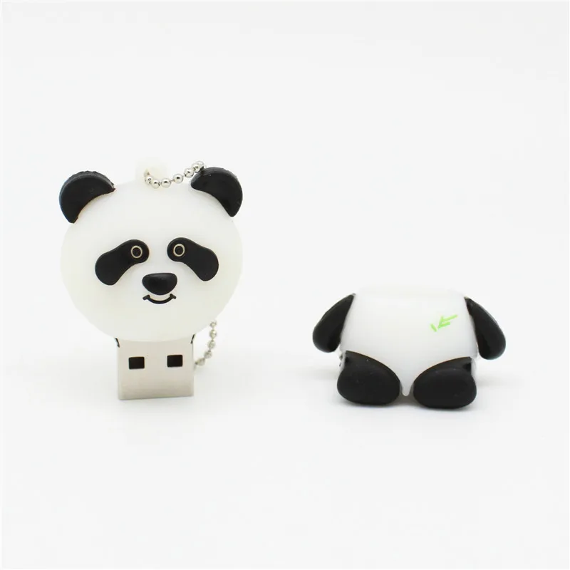 Милая мультяшная панда USB флэш накопитель Внешняя память 32 ГБ 16 8 4 медведь U диск
