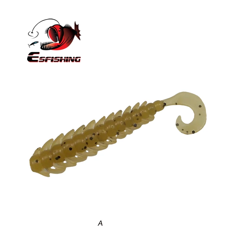 ESFISHING новые рыболовные приманки морские 70 мм 2,8 г 12 шт. рок Bugsy мягкие приманки снасти Рок Рыбалка Спиннер приманка на карпа воблер - Цвет: A