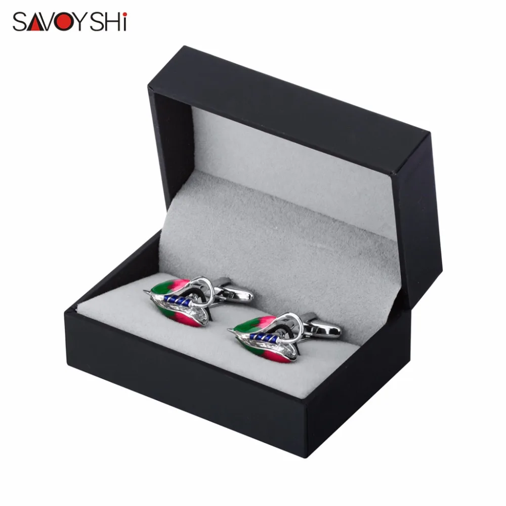 Новейшие модные запонки SAVOYSHI для мужчин высококачественные цветные