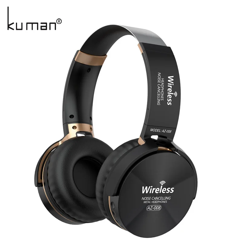 Kuman Спортивная гарнитура стерео беспроводные наушники HIFI Bluetooth с 3 5 мм