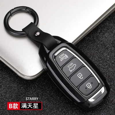 Чехол-держатель для ключей из цинкового сплава для hyundai i30 Ix35 Solaris Azera Elantra Grandeur Ig Accent Santa Fe Palisade