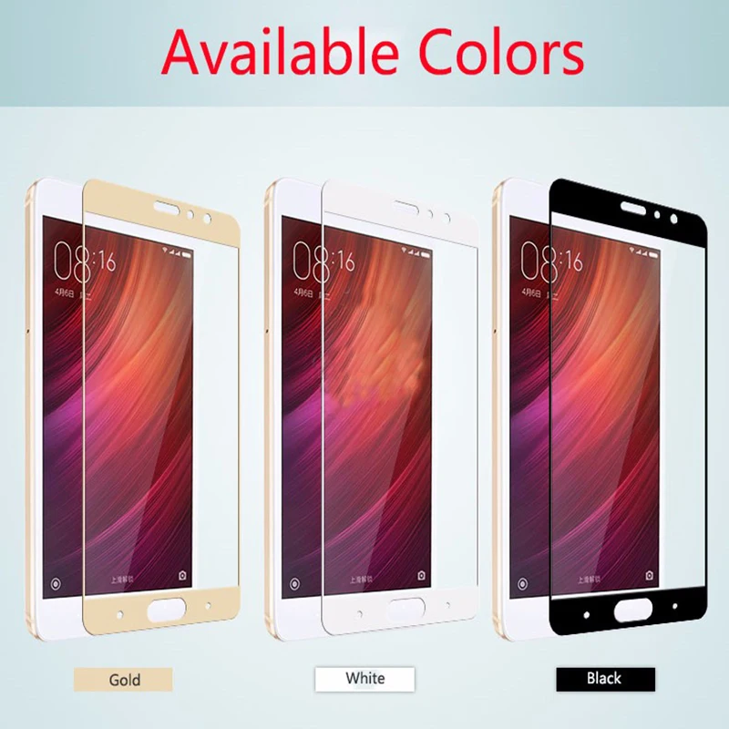 GonoRack полное покрытие стеклянная пленка для Xiaomi Redmi Примечание 5A 4 4x Pro Prime MI 6 5S Plus 5X