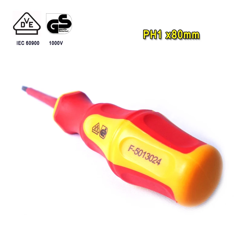 Отвертка phillips ph1x4.5 x 80 мм 1000 В с изоляцией BOSI VDE оптом|screwdriver battery|insulation monitorscrewdrivers for