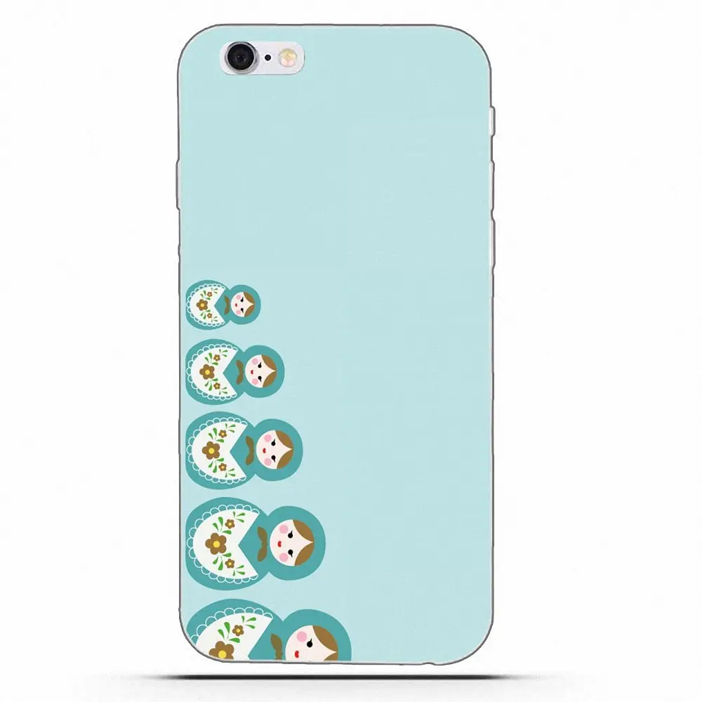 Милые Мультяшные русские куклы для Huawei G7 Y6 II Y7 Xiaomi Redmi Note 2 3 5 Mi 4 4C 4I 5S 5X6X8 SE Pro TPU