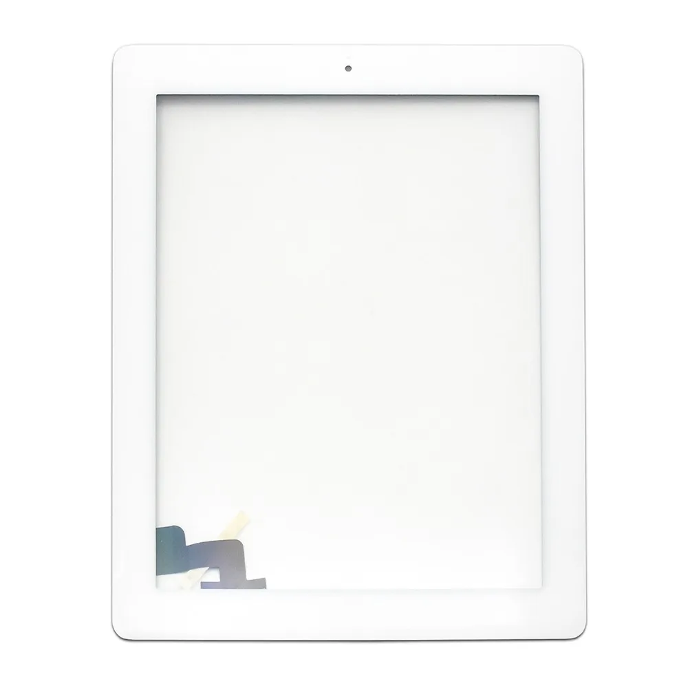 

10pcs Free DHL Tablet Touch Screen Digitizer for IPad 2 3 4 includes Home Button + Sticker +Camera Holder Complete Assembly