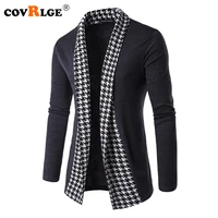 covrlge new autumn winter classic cuff knit cardigan mens sweaters high quality men knitted coats male knitwears mzl046
