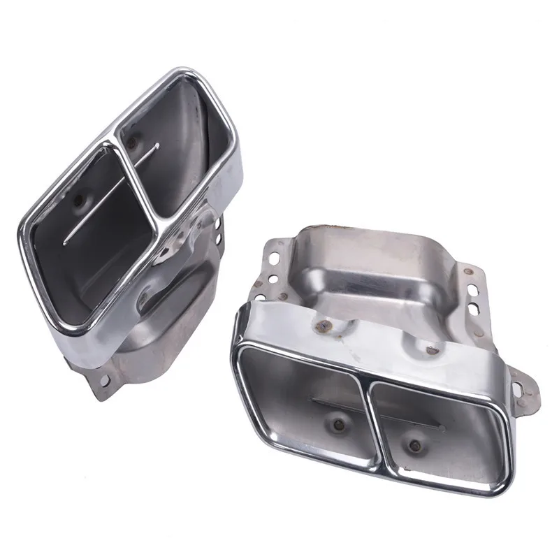 Wisengear для Benz Chrome выхлопные трубы глушитель советы Mercedes W221 W164 AMG W166 W251 W216 2005 2013