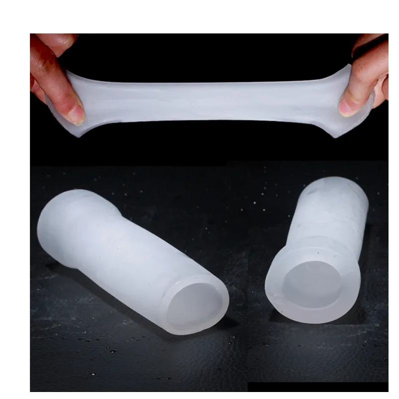 White Silicone Sleeves For Penis Pump Enlargement Pro extender Stretcher Hanger Enlarger Exercise equipment | Красота и здоровье
