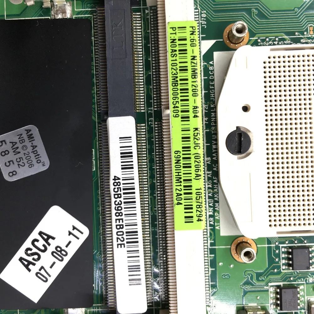 KEFU K52JC для ASUS K52JC K52JR K52JT K52J материнская плата REV2.0 материнская плата K52JC GT310M 1 ГБ материнская плата интегрированный Тесты работы