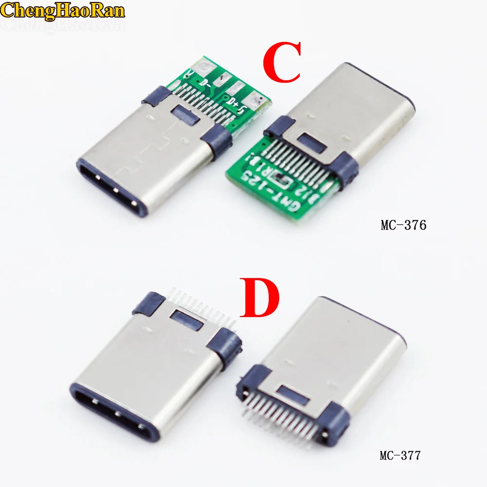 ChengHaoRan 4 типа ABCD для выбора нового C USB гнездовой разъем питания зарядный док порт