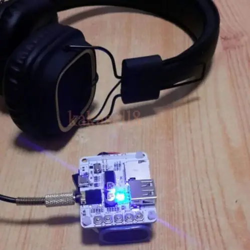 2 шт. Bluetooth аудио приемник USB TF карта MP3 WMA FLAC декодирующий плеер Предварительный