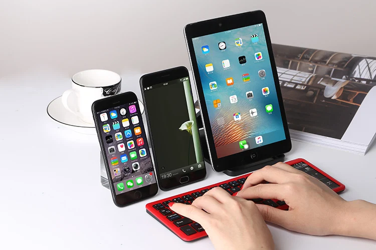 Русская/испанская/иврит Беспроводная Bluetooth 3 0 Клавиатура чехол док станция для iOS