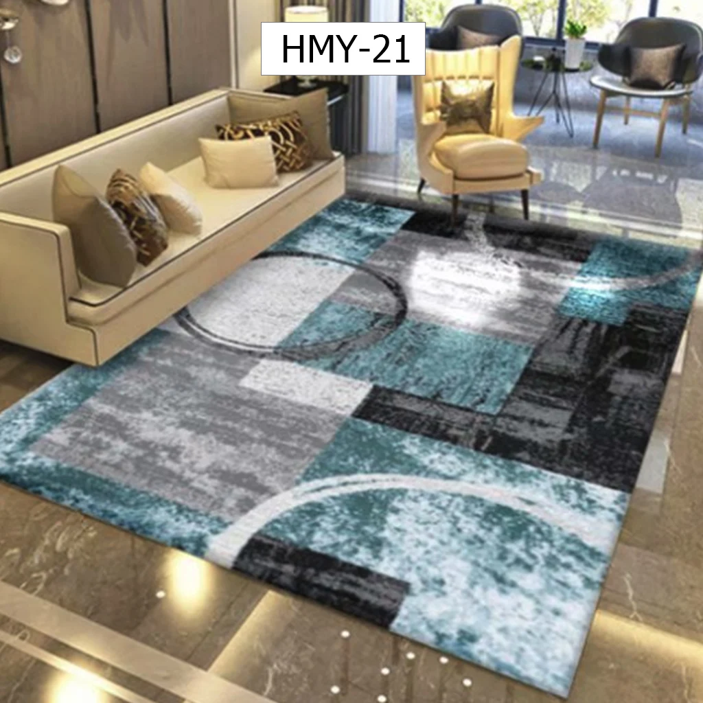 80x120cm Большой напольный коврик Nordic абстрактный цветок художественная ковровая дорожка для Спальня Гостиная Нескользящая ткань с ромбовидным рисунком модные Кухня ковры - Цвет: 80x120cm