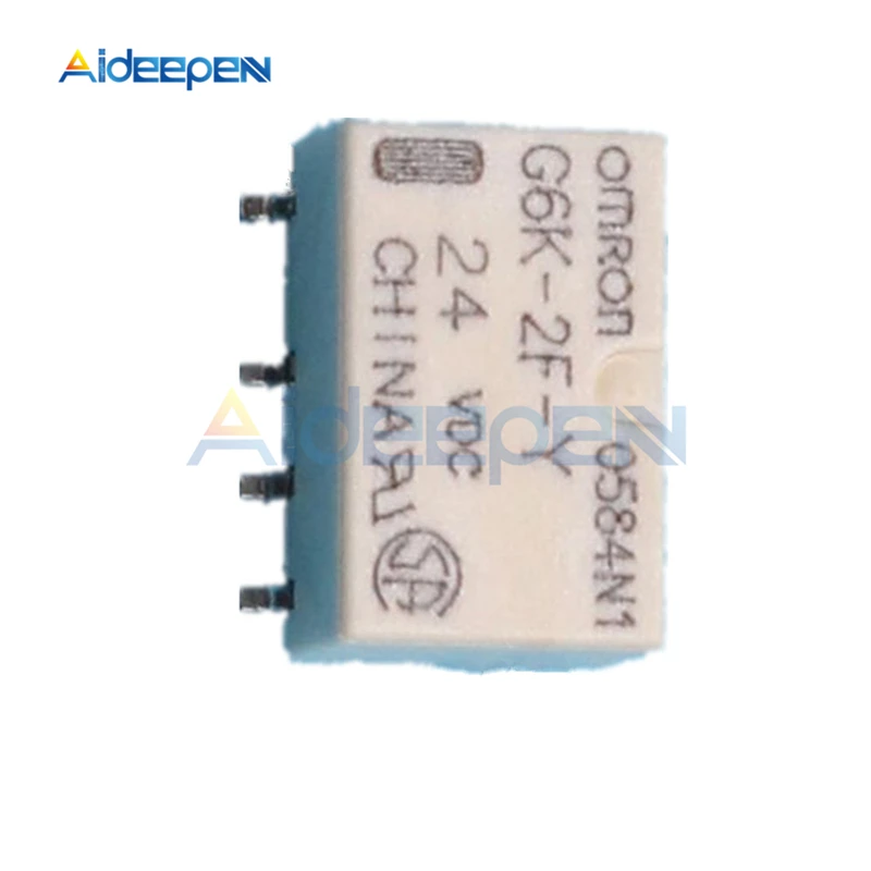 1 шт. DC 3V 5V 12V 24V SMD G6K-2F-Y реле сигнала 8 Pin для реле Omron