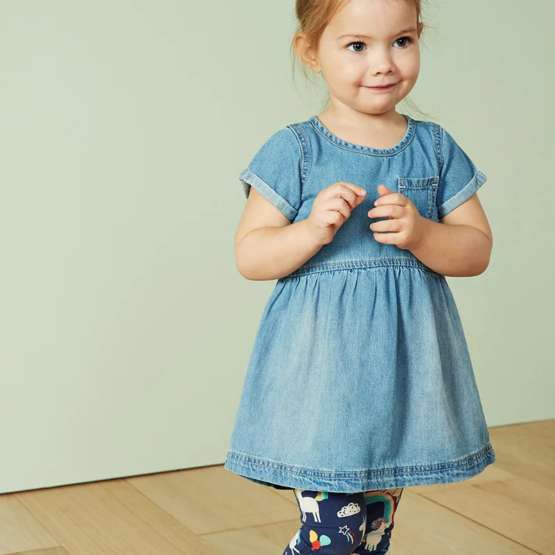 Детские теплые штаны Little maven хлопковые леггинсы на осень с принтом единорога для