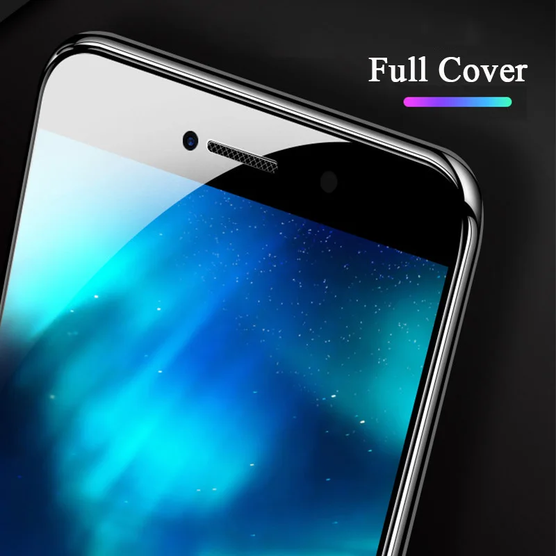 9D полное покрытие из закаленного стекла для huawei Y5 prime Y9 2018 Защитная пленка экрана