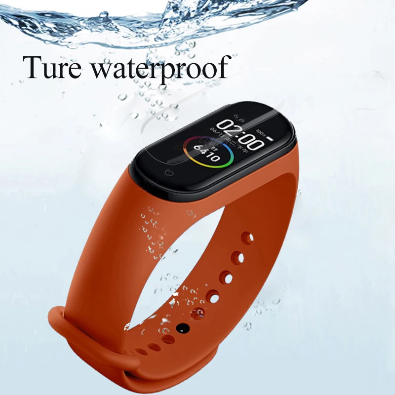 12 шт. защитная пленка для экрана xiaomi mi Band 4 мягкая умного браслета miband не