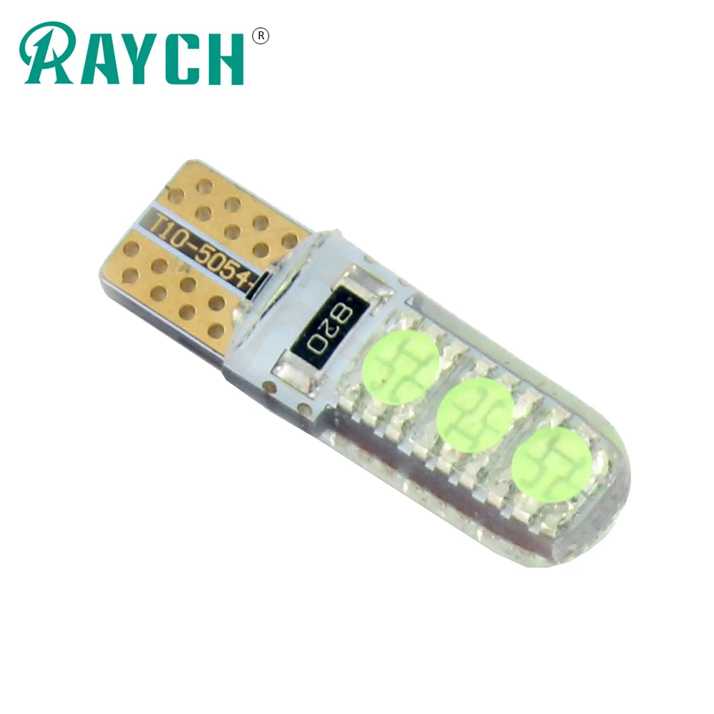 2 шт 12В 5 Вт автомобиля W5W T10 Canbus Светодиодная Лампочка 6030 6SMD 6 светодиодный
