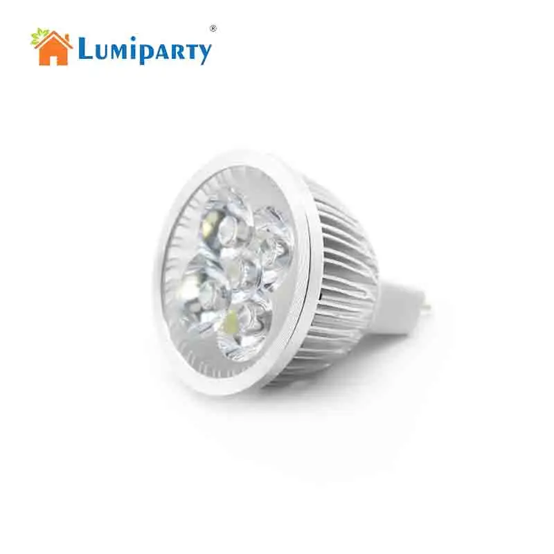 LumiParty Светодиодный прожектор 12V 4W 7000K MR16 (440 люмен 50 Ватт эквивалент) холодный 60