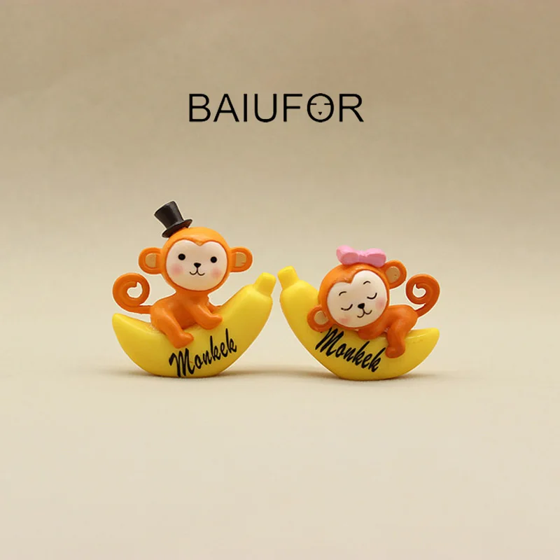 BAIUFOR мультяшная обезьяна пара влюбленных сказочный сад миниатюрный Террариум