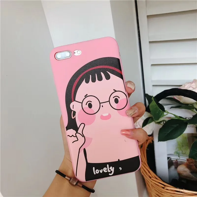 Милый розовый чехол для телефона iPhone 7 8X6 6S Plus S 5S 5 SE 7Plus 8 милый мягкий силиконовый