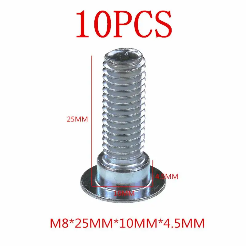 M8X25MM A LOT Мотоцикл тормозной диск/Винты для ротора болты M8* 1,25 мм* 25 мм/35 мм углеродистая сталь 8,8 Рычаг Универсальный для Honda Yamaha Kawasaki Suzuki - Цвет: M8X25MM A LOT