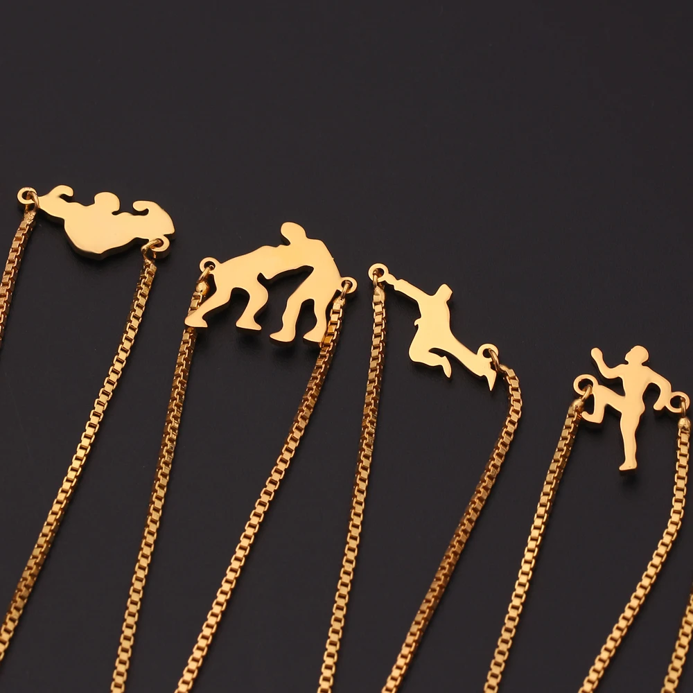 Женский спортивный браслет из розового золота для фитнеса бега плавания тяжелой