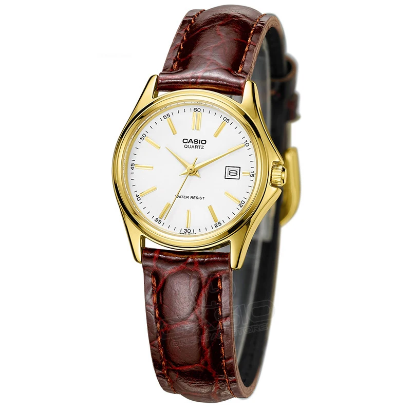 CASIO Watch 2017 Новое Прибытие LTP-1183Q-7A любителей Кварцевые Часы Женщины Кожа Платье