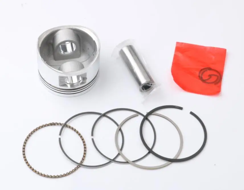 52.4mm piston kit 52,4 мм комплект цилиндров и комплект головки цилиндра и A7TC Свеча зажигания для GY6 125cc 152QMI 4T Скутер ATV - Цвет: 52.4mm piston kit
