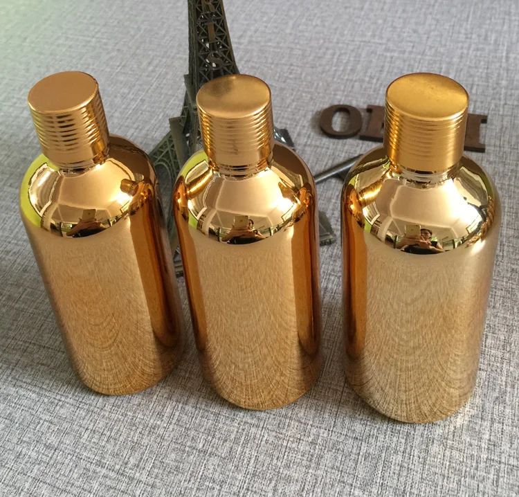 50 шт. 100 мл высокая температура с позолотой стеклянная бутылка для эфирное масло