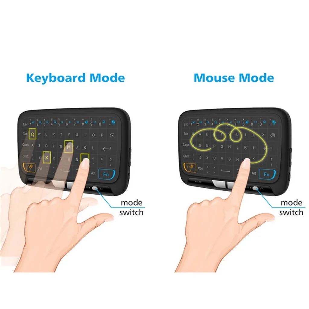 2.4GHz Mini Wireless Flying Mouse Keyboard Touchpad With Backlight Function Air For PC Office Smart TV | Компьютеры и офис