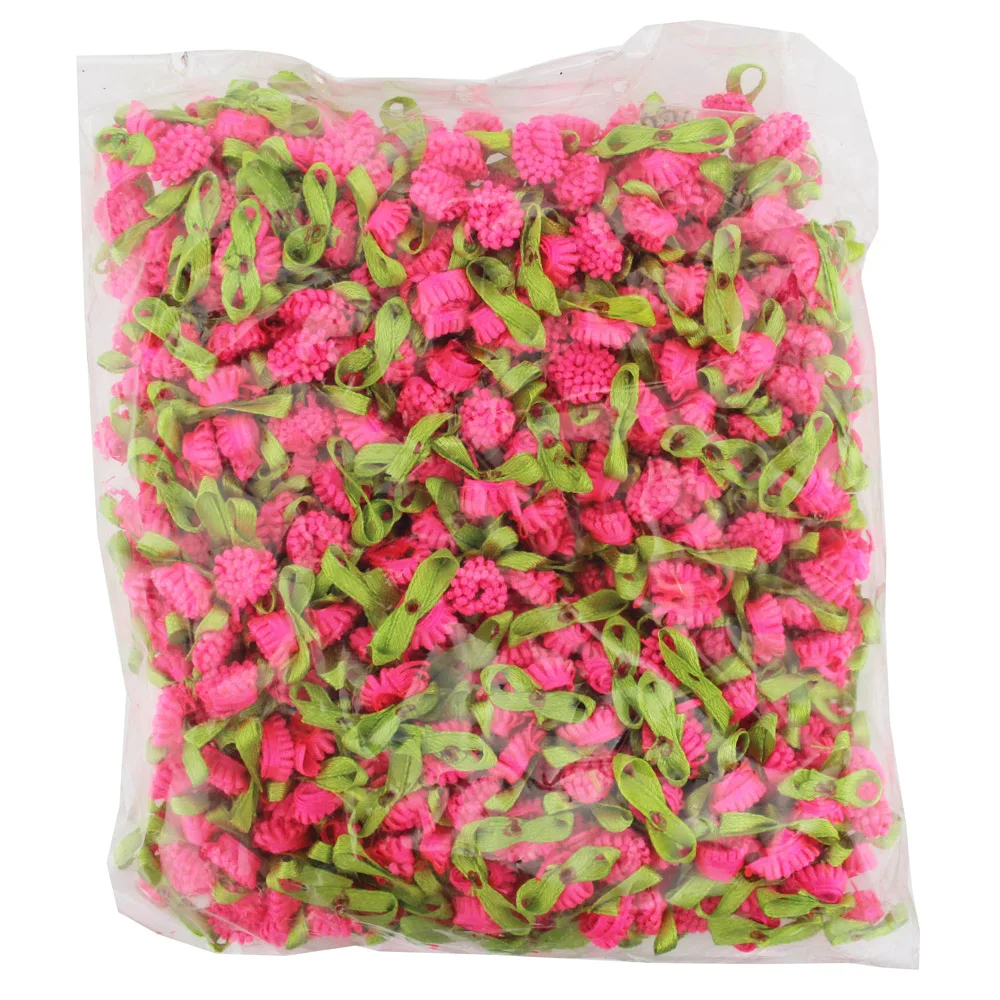 100 шт./лот Цветочная мини аппликация для банта ручной работы свадебного украшения